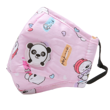 Load image into Gallery viewer, Pink Panda Cotton Face Masks - JollyCaps