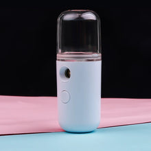 Load image into Gallery viewer, Portable Mini Nano Mist Sprayer for Facial, Body, Nebulizer, Steamer, Moisturizing 30ml - JollyCaps